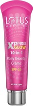 Lotus Maquillaje Xpress Glow 10 IN 1 Diario Crema de Belleza Real Perla 30G SPF - £14.15 GBP