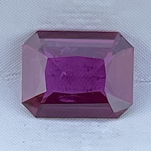 Natural Ceylon Ruby Sapphire 0.56 Cts Emerald Cut Loose Gemstone Engagement - £239.80 GBP