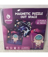 Magnetic Puzzle Outer Space Out Space Astronaut - 20 Pieces Ages 3+ - Bs... - $17.49 CAD