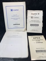 Vintage Apex II Portable Data Collection Software By COMPSEE 3.5 Disks Manuals - £7.95 GBP