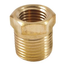 Forney 75535 Brass Fitting, Bushing, 1/4-Inch Female to 3/8-Inch Male NPT - $13.99