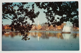 Fountain Lake Byrd Park Scenic View Richmond Virginia VA UNP Postcard c1960s - £3.15 GBP