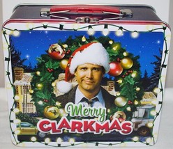 National Lampoon&#39;s Christmas Vacation Carry All Tin Tote Lunchbox Broke ... - $8.79