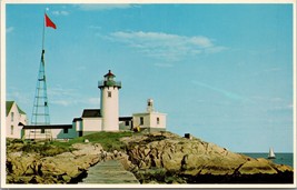 Eastern Point Lighthouse Gloucester Cape Ann MA Postcard PC473 - £3.98 GBP