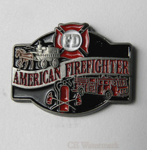 American Firefighter Fire Dept Pin Badge 1 Inch - £4.43 GBP