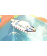 My First Boat Graupner Model Motor Boat Pretty About 1970 Made In German... - $3,469.70 MXN