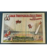 1960 Adam Forepaugh Circus Museum Old Clown Cars Poster About13 3/8&quot;x19 IZ1 - £6.26 GBP