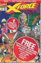 X-Force Comic Book #1 Shatterstar Card Marvel Comics 1991 Near Mint New Sealed - £3.89 GBP