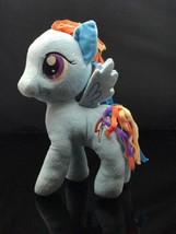 My Little Pony 12&quot; Plush Rain Now Dash Gorgeous Blue  Multi Color - £8.99 GBP