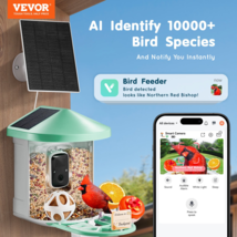 Smart Bird Feeder with Camera AI Identify 10000+ Bird Specie Solar-Powered - $121.76