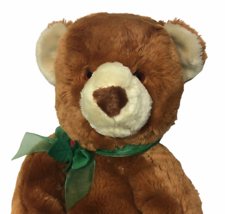 RARE Commonwealth Teddy Bear Holiday Plush LARGE Brown Grizzly 2003 Toy 20" in. - $75.00