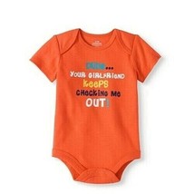 Walmart Brand Baby Boys Creeper 6-9M Dude Your Girlfriend Keeps Checking... - $8.98