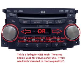 Acura TL knob for OEM factory original CD6 6 CD radio 2004-2008. NEW!! - $4.56