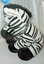 Best Made Toys Zebra Plush 2016 Animal Black White Stripes 13&quot; Floppy Sa... - $18.99