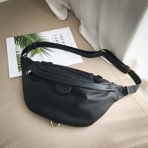 High Quality  Fashion Women Chest Crossbody Bag Wide Strap Soft Leather Shoulder - £44.40 GBP