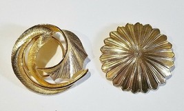 Gold Tone Scarf Clips ~ Lot of 2 - £10.21 GBP