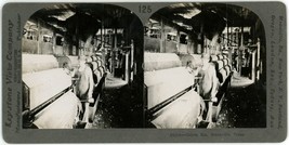 c1900&#39;s Real Photo Keystone Stereoview Cotton Gin in Greenville Texas - £5.33 GBP