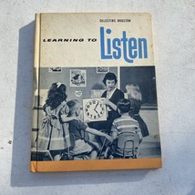learning to listen celestine Houston 1968 teacher speec therapist book vtg - £12.58 GBP