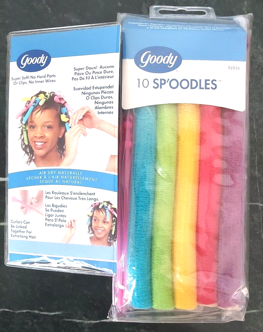 Sp'oodles for spirals 2004 soft curlers 2 Packages #82836 Goody Press On Curlers - $11.87