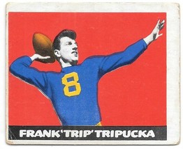 Frank Tripucka Notre Dame Eagles Rookie NFL Football Trading Card #49 Leaf 1948 - £14.53 GBP