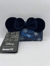 Loungefly Disney Minnie Mouse Snowflake Ears Small Wallet - £29.87 GBP