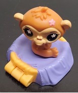 Brown Monkey Littlest Pet Shop with attached base - £6.68 GBP