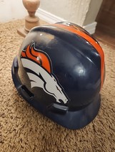 NFL DENVER BRONCOS VINTAGE HARD HAT. V-GARD MSA INSPECTED ADJUSTABLE - $41.70
