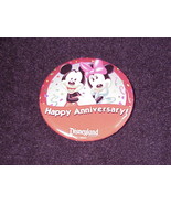 Disneyland Happy Anniversary Pinback Button, Pin - $5.95