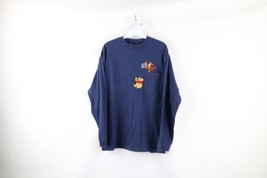 Vintage 90s Disney Womens Large Faded Winnie the Pooh Long Sleeve Pocket T-Shirt - £35.10 GBP