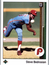 1989 Upper Deck 511 Steve Bedrosian  Philadelphia Phillies - £0.77 GBP