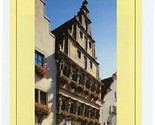 Baumeisterhaus Restaurant Cafe Brochure Rothenburg on the Tauber Germany  - $17.82