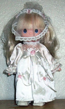 Precious Moments ~ Blonde Bride, Wedding Dress, Rose Art Bridal, 1992 ~ Doll - £23.25 GBP