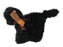 Russ SCREECH Plush Black Cat Halloween Sparkly Kitten Stuffed Animal TAG... - £30.60 GBP