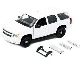 2008 Chevrolet Tahoe Unmarked Police Car White 1/24 Diecast Model Car by Welly - $49.09