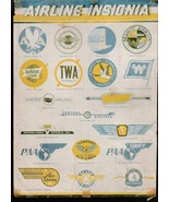 Airline Insignias sheet  1936 - £3.97 GBP