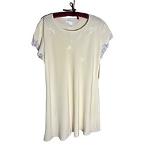 Josie By Natori Yellow Colored Nightgown With Lace Trim With Tags - $34.65