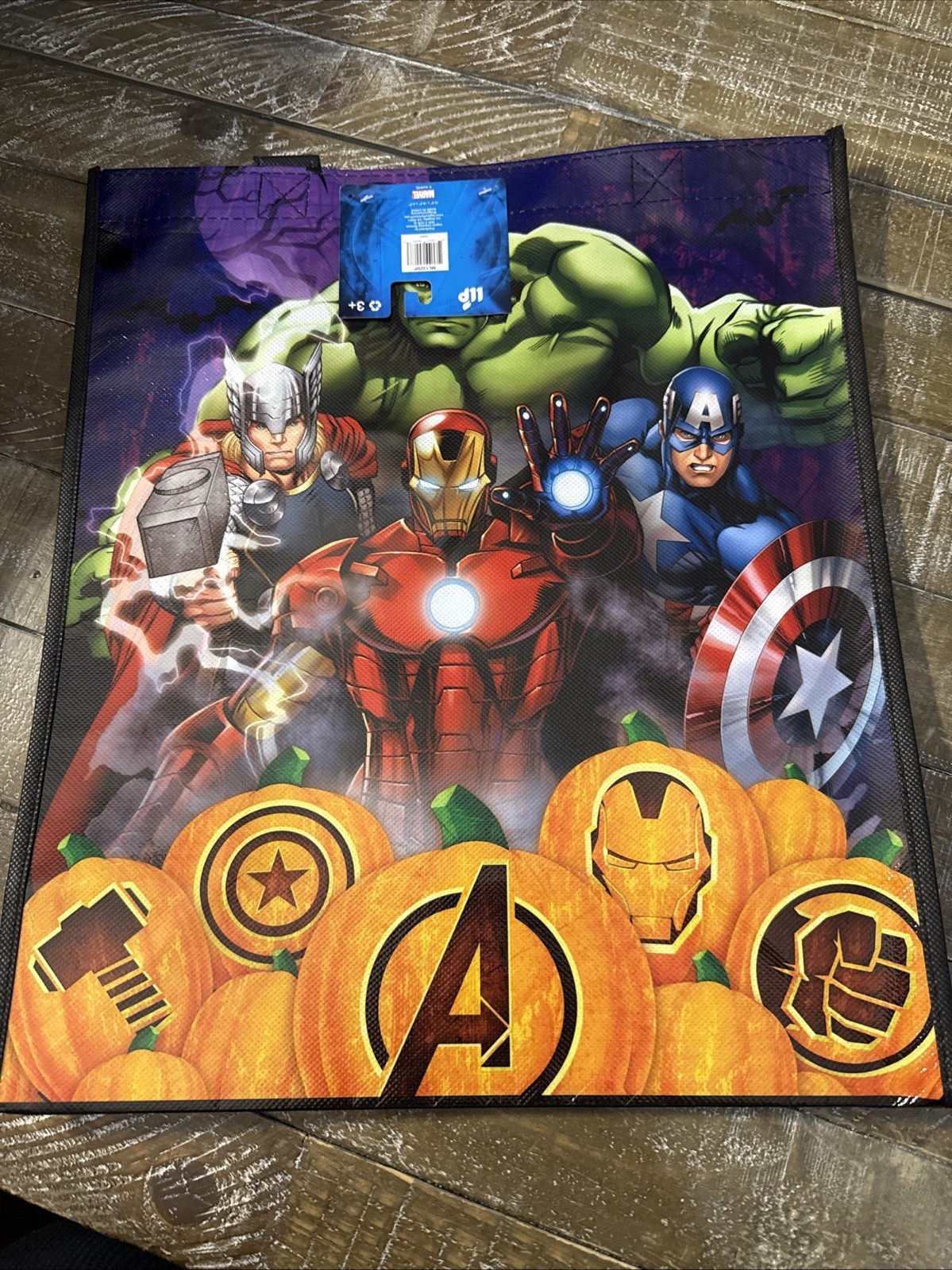 Marvel Avengers Reusable Halloween Trick Or Treat Bag - $18.69