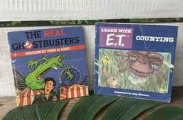 Vtg 80s E.T. Counting + Real Ghostbusters Wanderer Books Simon Schuster As Is PB - £14.86 GBP