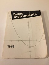 Texas Instruments TI-89 Guidebook 1998 - $3.10