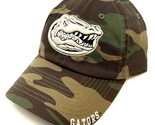 Solid Woodland Camo Florida Gators Mascot Adjustable Curved Bill Hat - $23.47