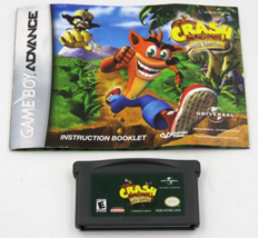 Crash Bandicoot: The Huge Adventure (Nintendo Game Boy Advance) w/ Instructions - £13.54 GBP