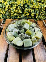 Serpentine Tumbled Crystal Natural Healing Stone Polished Tumble Premium - $935.14 MXN