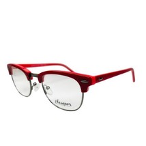 Eleanor Eyewear Red &amp; Gunmetal SKYLER Eyeglasses 49/21/140 - $24.70