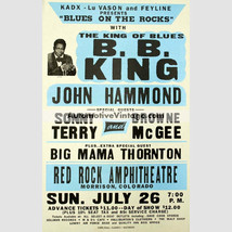 B.B. King Nostalgic Music 13&quot; x 19&quot; Concert Poster - $13.52