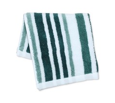 allbrand365 designer Elite Cotton Tri-Stripe Wash Towel,Sage Dusk,13 X 13 - £21.23 GBP