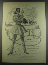 1956 Lord & Taylor Fashion Ad - Phelps' deep-country clothes in the tradition - $18.49