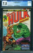 Hulk # 177..CGC Universal 7.5 VF- grade..1974 comic book..Warlock appears--cg - £61.19 GBP