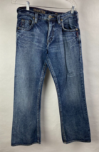 Silver Jeans Canada Mens 30x32 Martin Relaxed Fit Dark Blue Wash Denim J... - £26.33 GBP