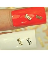 SEXY GOLD METAL CHARMS FOR 3D NAIL ART FASHION CHARMS SMALL GIFT FOR HER - £5.48 GBP