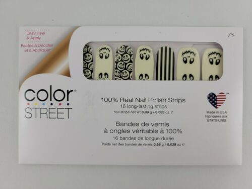 Primary image for Color Street BOO CREW Real Nail Polish Strips GLOW IN THE DARK Halloween RETIRED